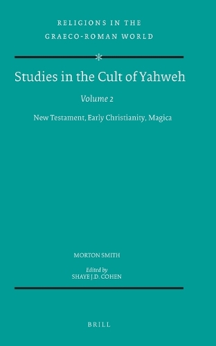 Studies in the Cult of Yahweh