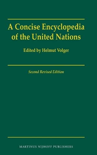 A Concise Encyclopedia of the United Nations