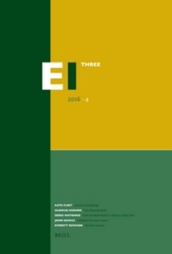 Encyclopaedia of Islam - Three 2016-4