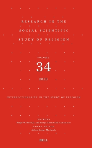 Research in the Social Scientific Study of Religion, Volume 34