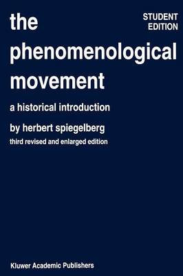 The Phenomenological Movement