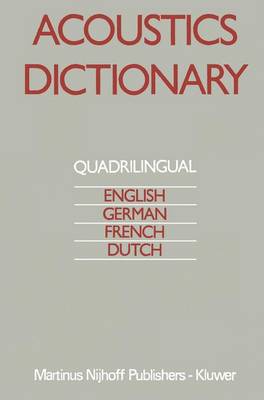 Acoustics Dictionary