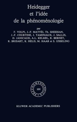 Heidegger et l'idée de la phénoménologie