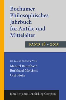 Bochumer Philosophisches Jahrbuch für Antike und Mittelalter