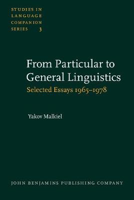 From Particular to General Linguistics
