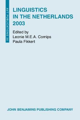 Linguistics in the Netherlands 2003