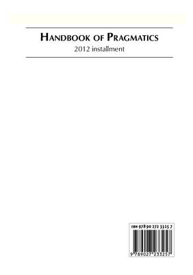 Handbook of Pragmatics
