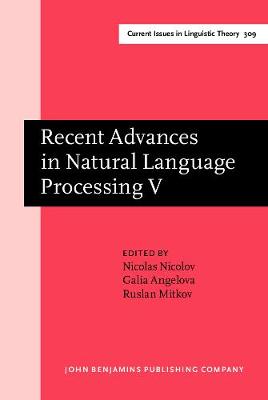 Recent Advances in Natural Language Processing V
