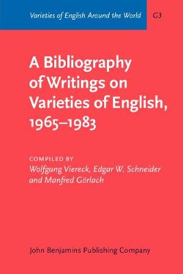 A  Bibliography of Writings on Varieties of English, 1965–1983
