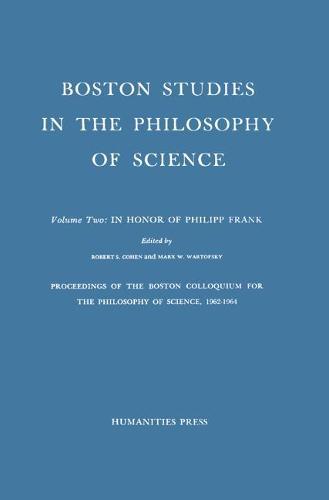 Proceedings of the Boston Colloquium for the Philosophy of Science,1962-1964