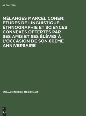 Mélanges Marcel Cohen