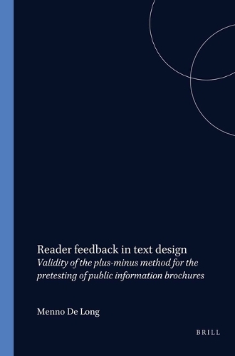 Reader feedback in text design