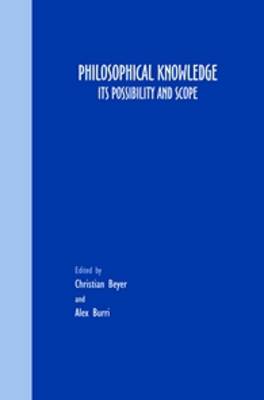 Philosophical Knowledge