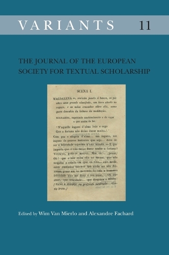 The Journal of the European Society for Textual Scholarship
