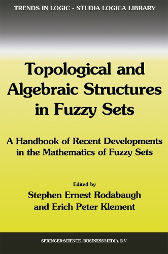 Topological and Algebraic Structures in Fuzzy Sets