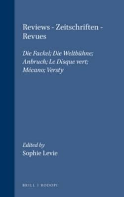 Reviews. Zeitschriften. Revues