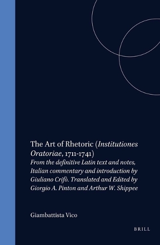 The Art of Rhetoric (Institutiones Oratoriae, 1711-1741)