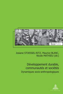 Développement Durable, Communautés Et Sociétés