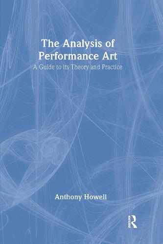 The Analysis of Performance Art