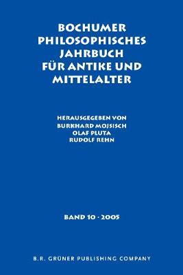 Bochumer Philosophisches Jahrbuch für Antike und Mittelalter