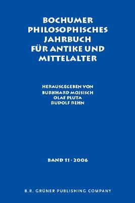 Bochumer Philosophisches Jahrbuch für Antike und Mittelalter