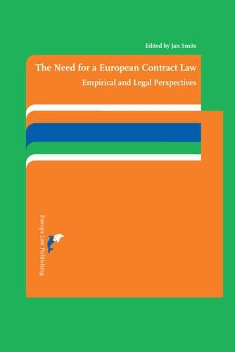 The Need for a European Contract Law