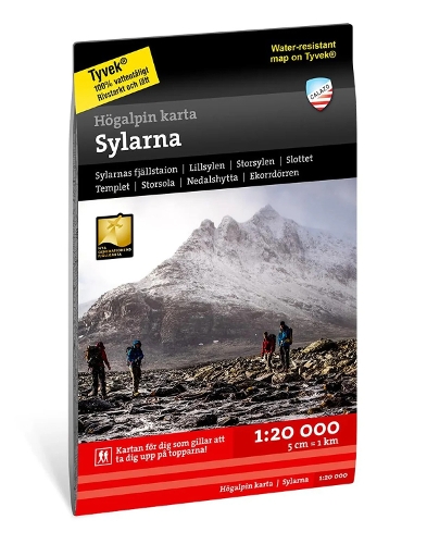 Hogalpin karta Sylarna 1:20K