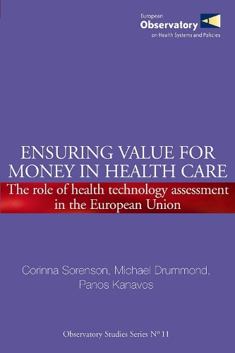 Ensuring value for money in health care