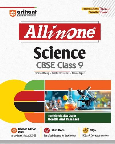 Arihant All in One Science Class 9 for CBSE Exam 2025-26 As per Recommendations of NEP 2020 Based on the latest NCERT