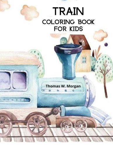 Train Coloring Book for Kids
