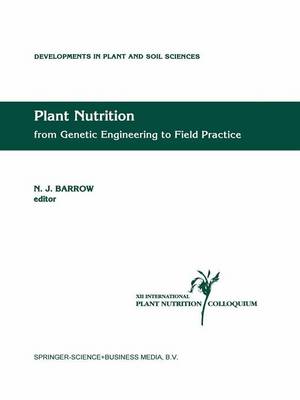 Plant Nutrition — from Genetic Engineering to Field Practice