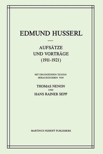 Aufsätze und Vorträge (1911–1921)