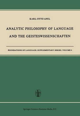 Analytic Philosophy of Language and the Geisteswissenschaften