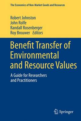 Benefit Transfer of Environmental and Resource Values