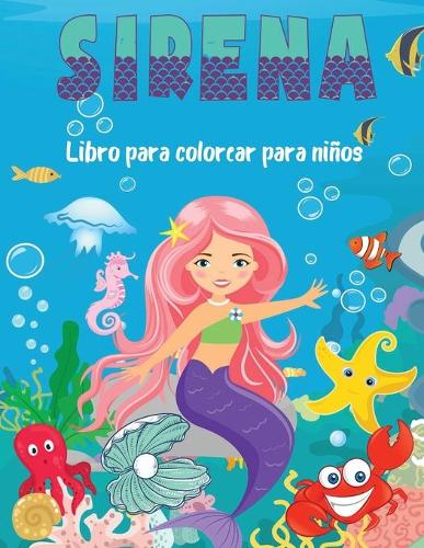Sirena Libro para colorear para ninos