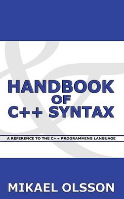 Handbook of C++ Syntax