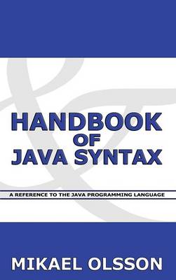 Handbook of Java Syntax