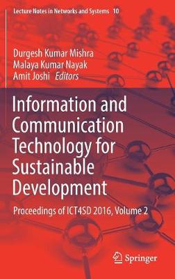 Information and Communication Technology for Sustainable Development