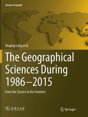 The Geographical Sciences During 1986—2015