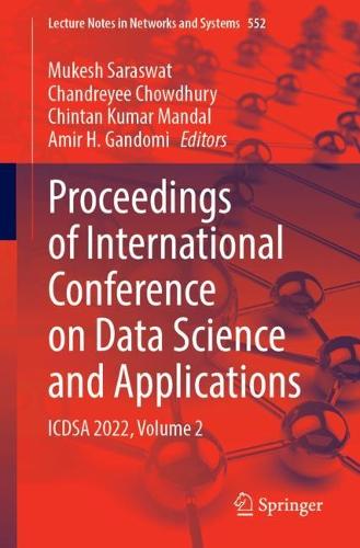 Proceedings of International Conference on Data Science and Applications