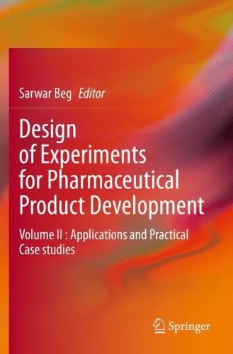 Design of Experiments for Pharmaceutical Product Development