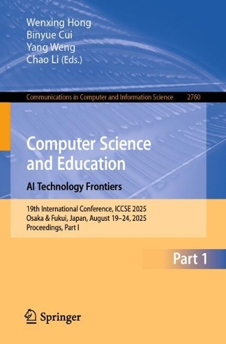 Computer Science and Education. AI Technology Frontiers