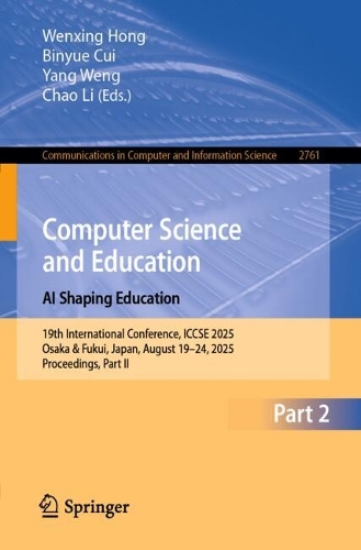 Computer Science and Education. AI Shaping Education
