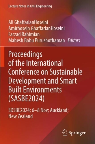 Proceedings of the International Conference on Smart and Sustainable Built Environment (SASBE 2024)