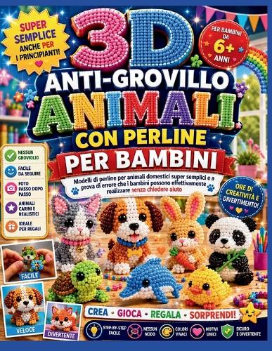 3D Anti Grovillo Animali Con Perline Per Bambini
