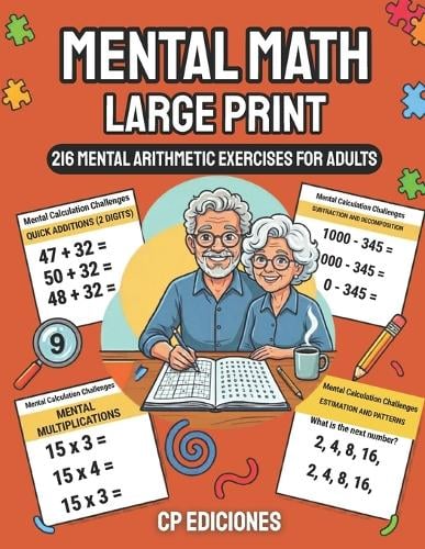 Mental Math Large Print