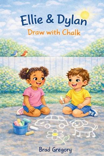 Ellie & Dylan Draw with Chalk