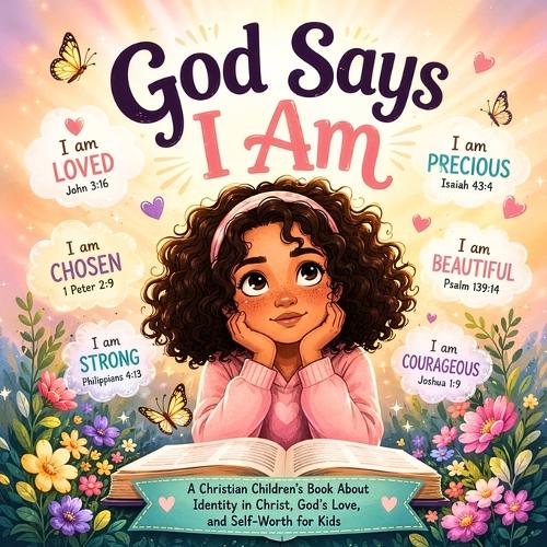 God Says I Am A Christian Children's Book About Identity in Christ, God's Love, and Self-Worth for Kids
