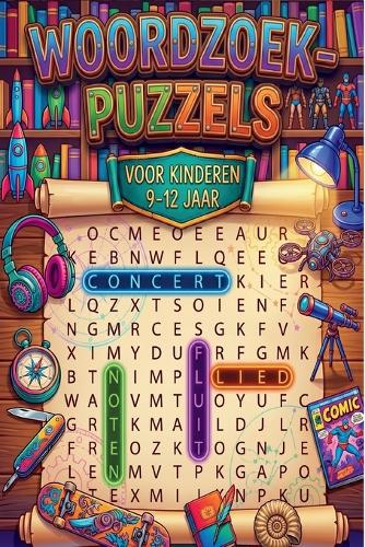 Woordzoeker Puzzelboek voor Kinderen 9-12 Jaar