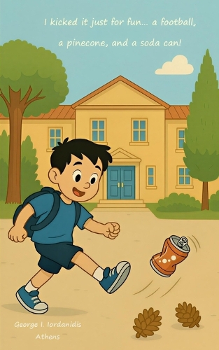 I kicked it just for fun... a football, a pinecone, and a soda can!